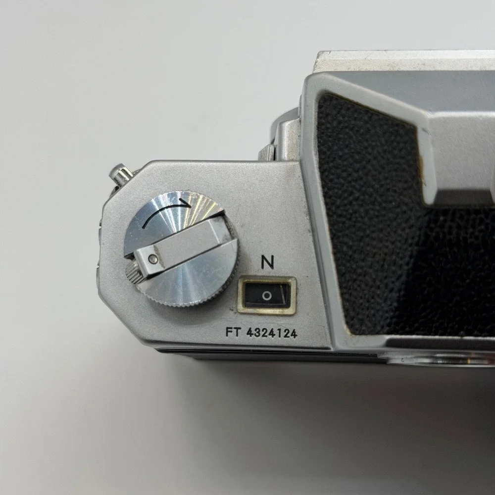Nikon Nikkormat FTN 35mm SLR Film Camera Body Silver Black FTN 4324124 Japan